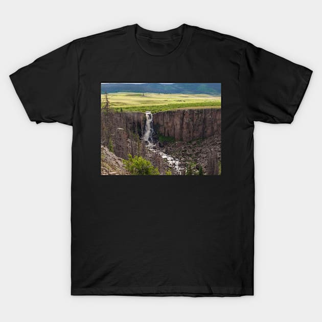 North Clear Creek Waterfall T-Shirt by algill